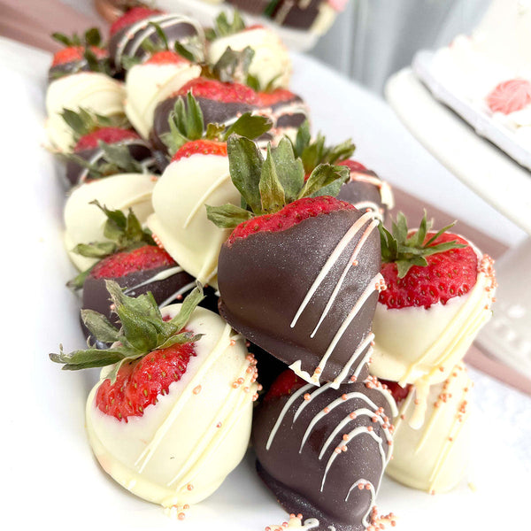 Gourmet Drizzled Strawberries